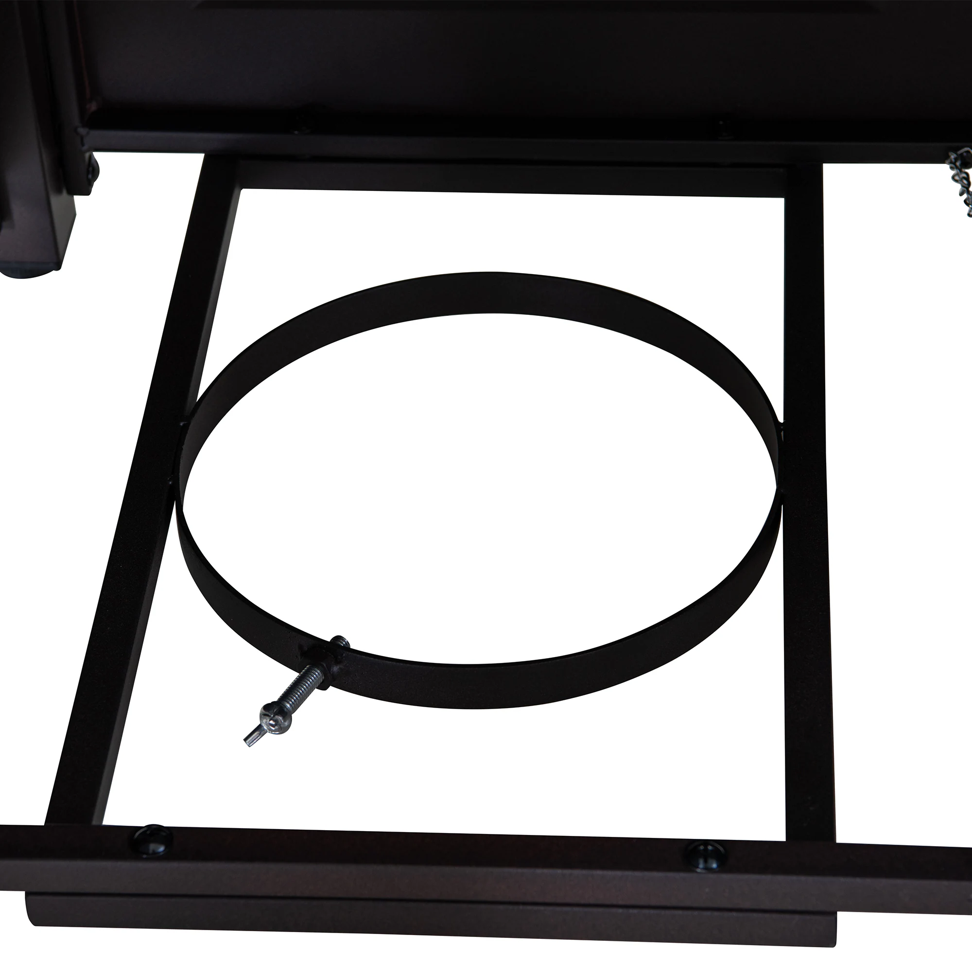 Sunjoy 43.7-in W Black and Brown Portable Steel Rectangle Tabletop Propane Gas Fire Pit Table