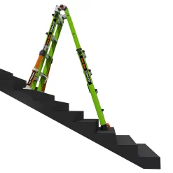 Little Giant Ladders Conquest All-Terrain 18.1-ft Reach Type 1a- 300-lb Load Capacity Telescoping Multi-Position Ladder