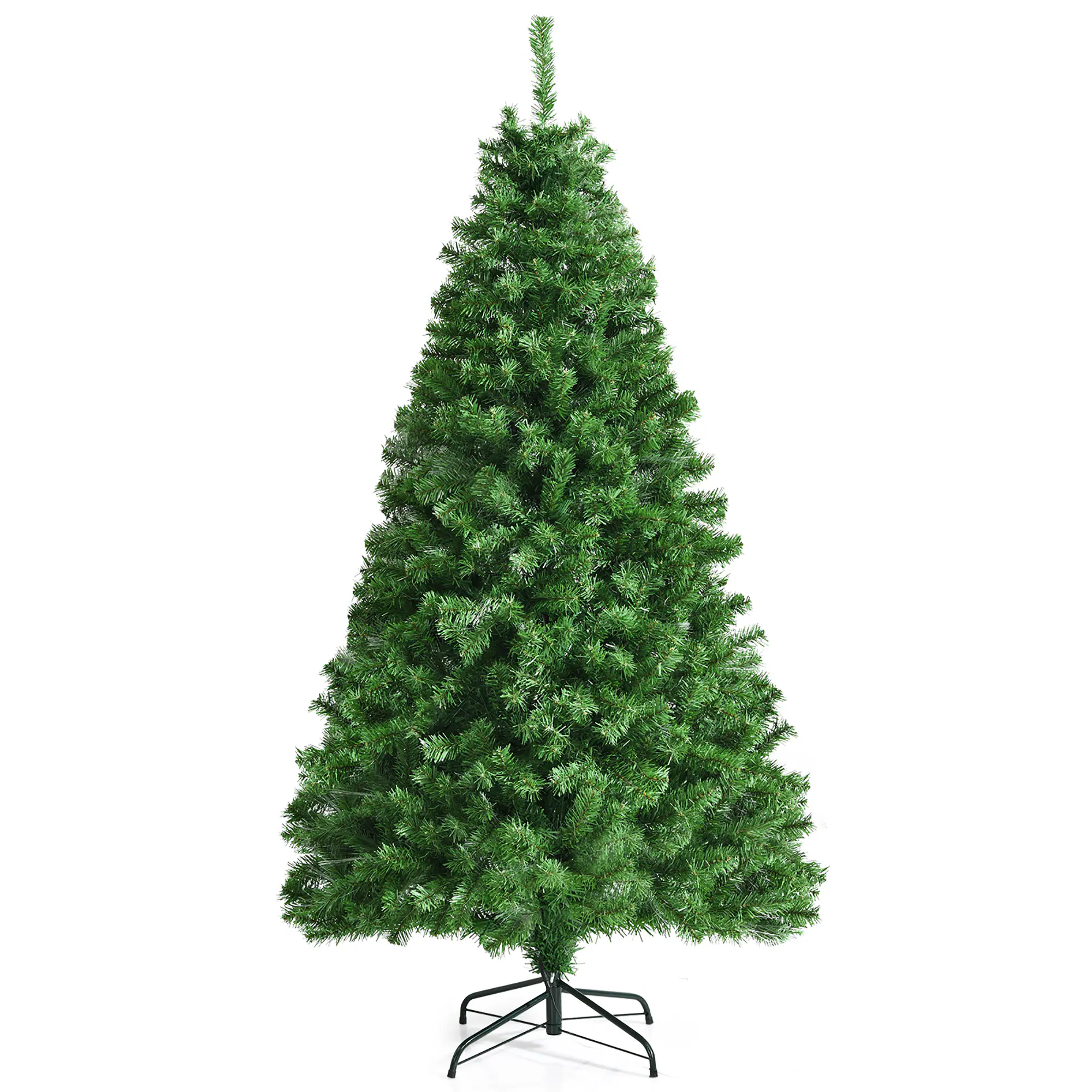 Costway 6-ft Pre-lit Artificial Christmas Tree with Multicolor