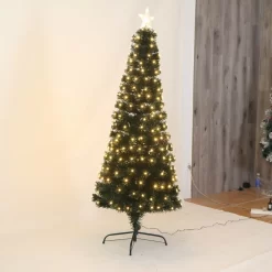 Hi-Line Gift 2.17-ft Pre-lit Artificial Christmas Tree with Multicolor