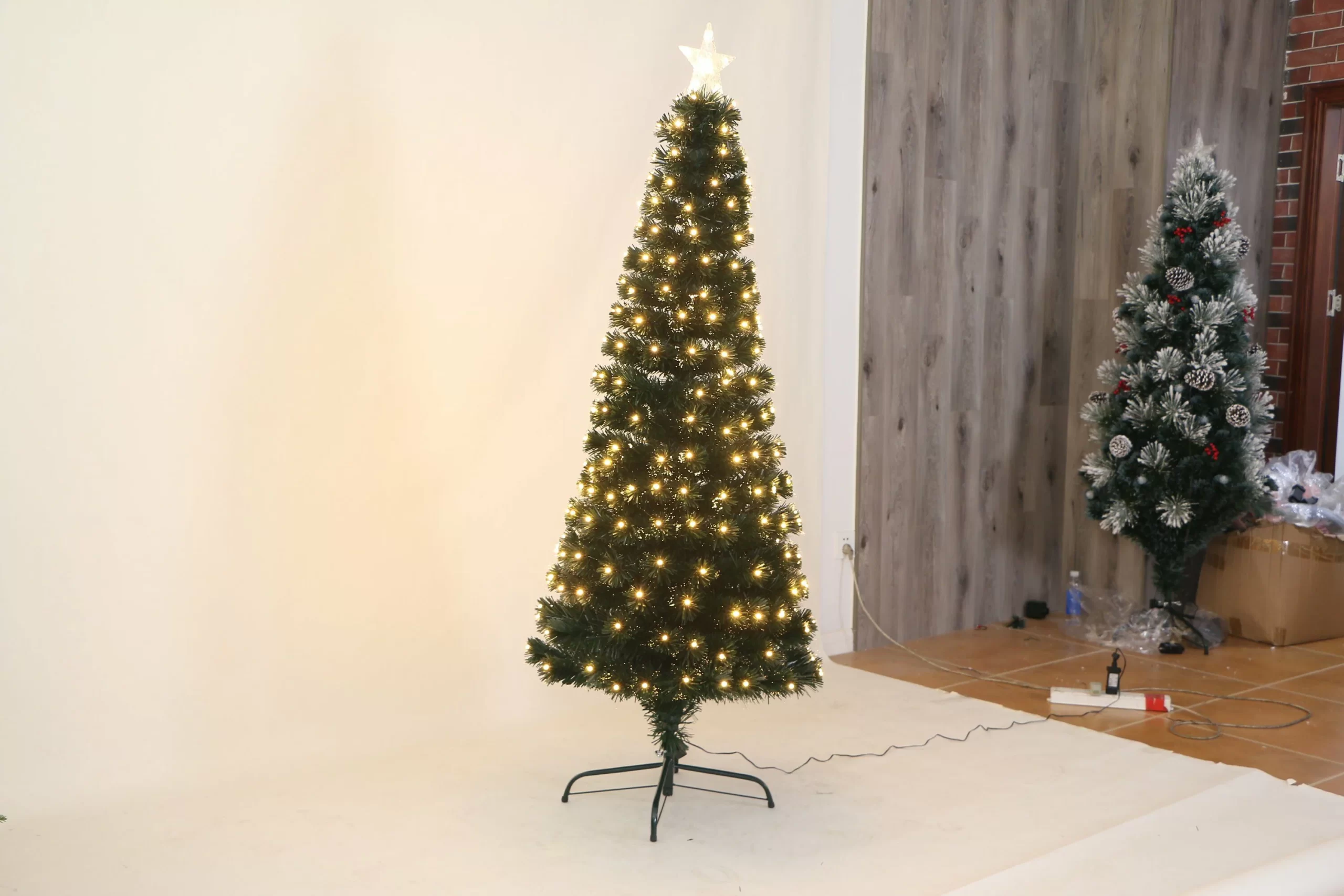 Hi-Line Gift 2.17-ft Pre-lit Artificial Christmas Tree with Multicolor