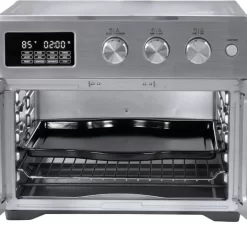 bella PRO - 12-in-1 6-Slice Toaster Oven + 33-qt. Air Fryer with French Doors - Stainless Steel
