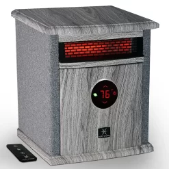 Heat Storm - 1500 Watt Infrared Cabinet Space Heater - GREY