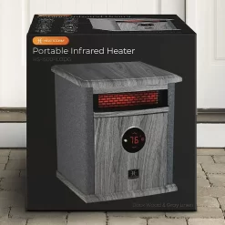 Heat Storm - 1500 Watt Infrared Cabinet Space Heater - GREY