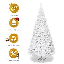Forclover 8 Slim White Artificial Christmas Tree