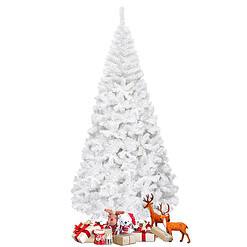 Forclover 8 Slim White Artificial Christmas Tree