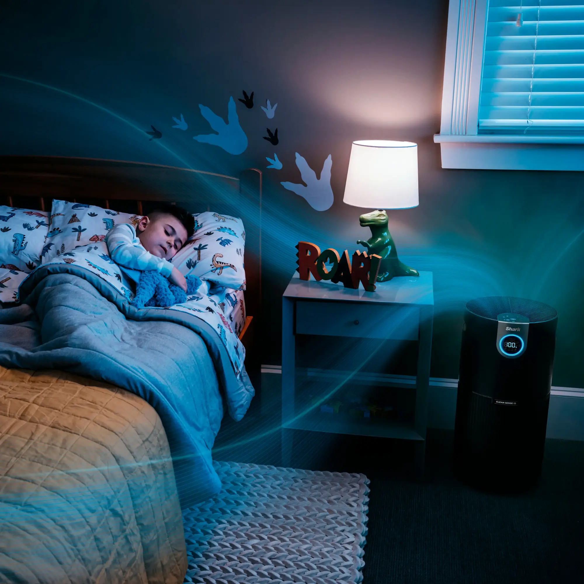 Shark - Air Purifier MAX with True NanoSeal HEPA, Cleansense IQ, Odor Lock, Cleans up to 1200 Sq. Ft - Charcoal Grey