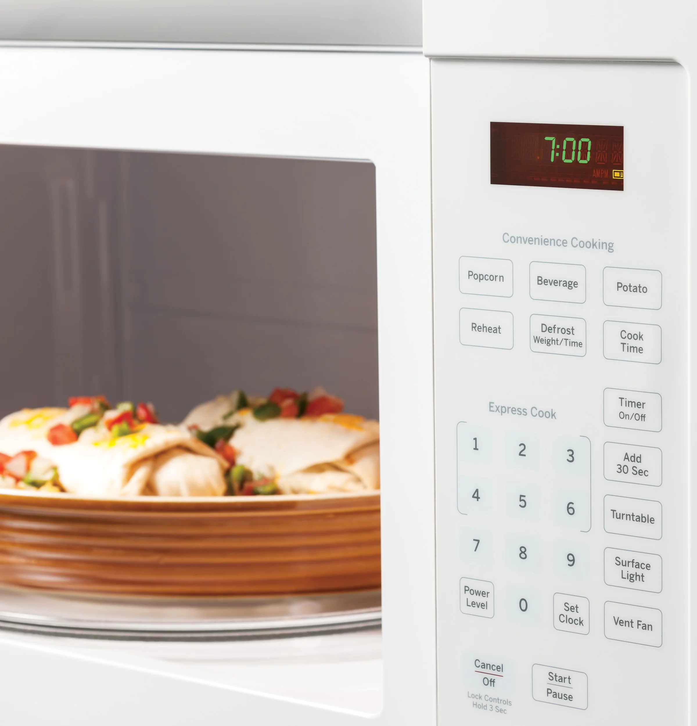 GE 1.6-cu ft 1000-Watt 29.88-in Over-the-Range Microwave (White)
