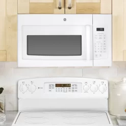 GE 1.6-cu ft 1000-Watt 29.88-in Over-the-Range Microwave (White)