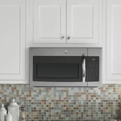 GE 1.6-cu ft 1000-Watt 29.9-in Over-the-Range Microwave (Stainless Steel)