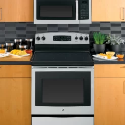 GE 1.6-cu ft 1000-Watt 29.9-in Over-the-Range Microwave (Stainless Steel)