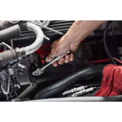 CRAFTSMAN OVERDRIVE 284-Piece Standard (SAE) and Metric Gunmetal Chrome Mechanics Tool Set with Hard Case