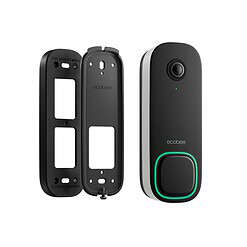 ecobee Smart Doorbell Camera (wired) Wired Wi-Fi Compatible Smart Video Doorbell in Black