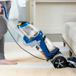 BISSELL - ProHeat 2X Revolution Corded Upright Deep Cleaner - Silver Gray/Cobalt Blue