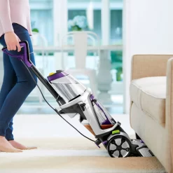 BISSELL - ProHeat 2X Revolution Pet Pro Plus Corded Upright Carpet Deep Cleaner - Silver/Purple