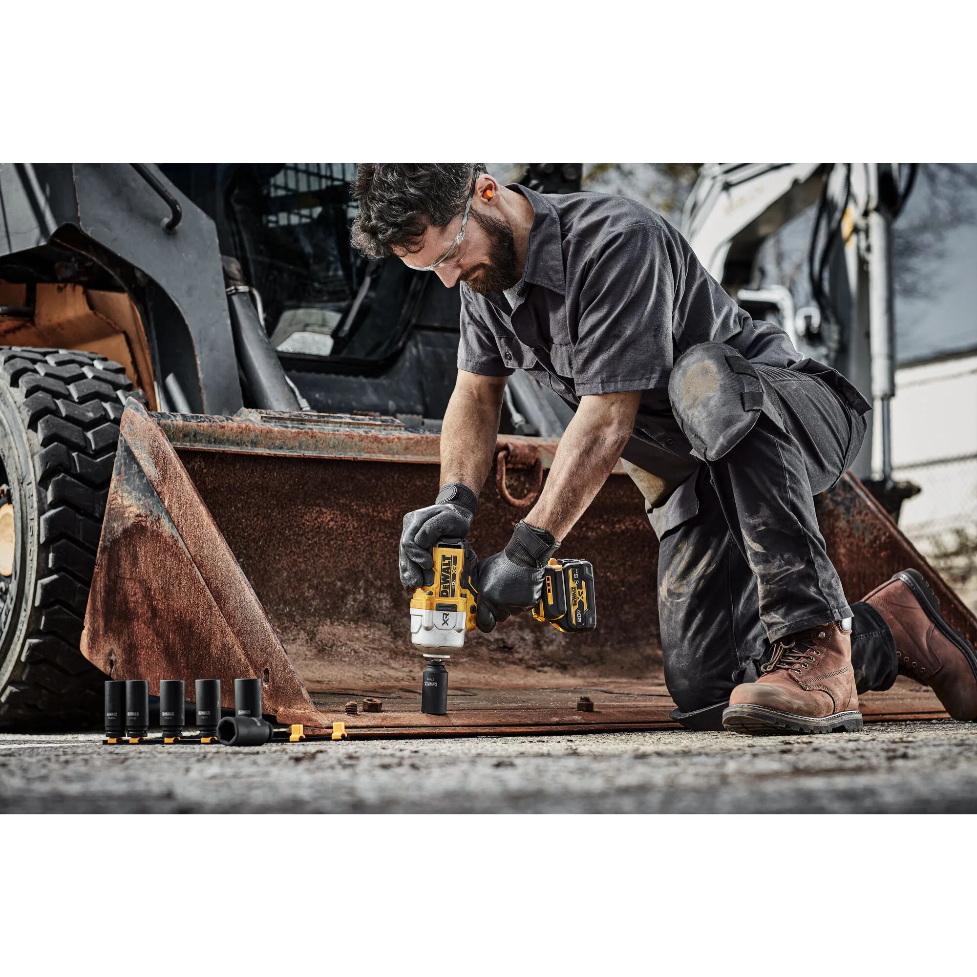 DEWALT XR 20-volt Max Variable Brushless 1/2-in Drive Cordless Impact Wrench (Battery and Charger Not Included)