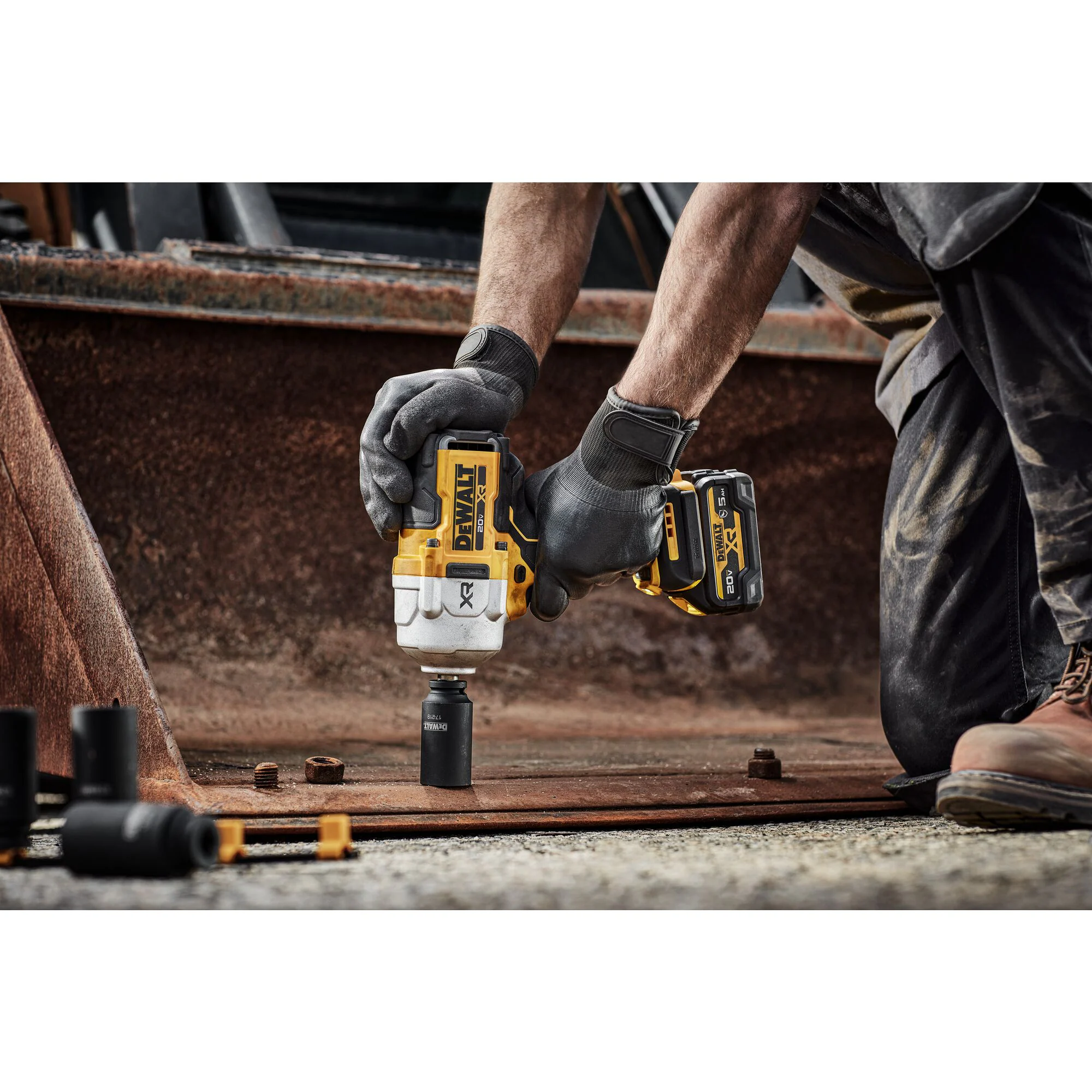 DEWALT XR 20-volt Max Variable Brushless 1/2-in Drive Cordless Impact Wrench (Battery and Charger Not Included)