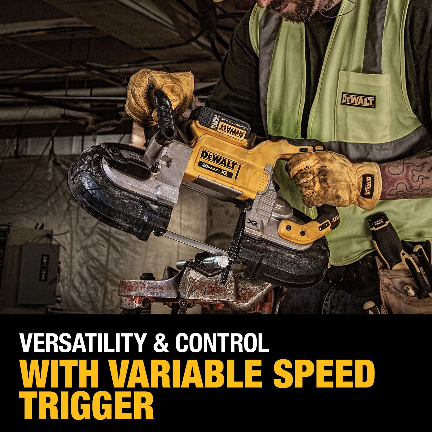 DEWALT XR 20 Volts 5-in Portable Band Saw (Battery and Charger Not Included) - Image 5