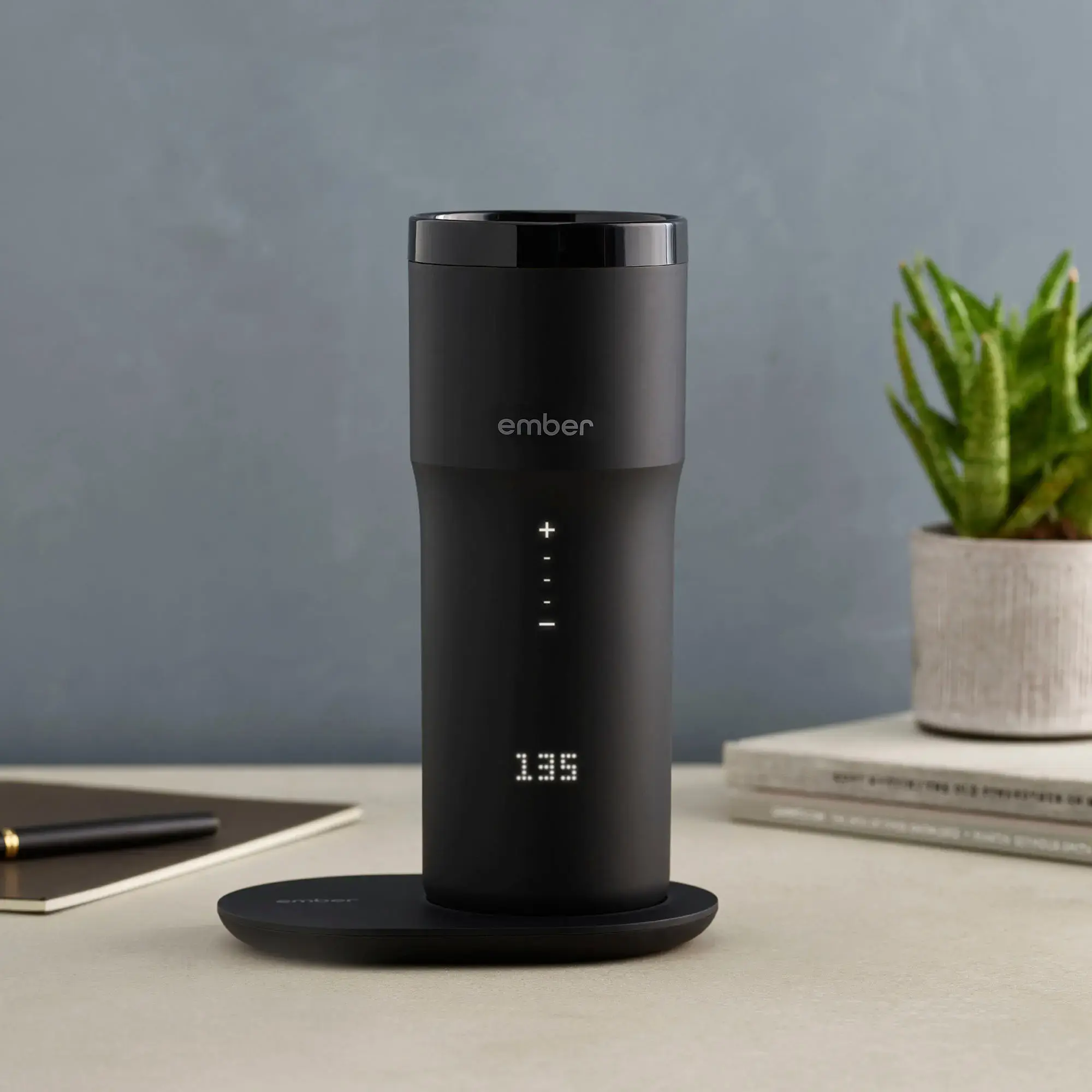 Ember - Travel Mug 2+, 12 oz, Temperature Control Smart Travel Mug - Black