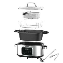 Chef'sChoice 6-Quart Programmable Large Slow Cooker (Stainless Steel)