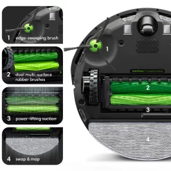 iRobot Roomba Combo i5+ Self-Emptying Robot Vacuum & Mop - Woven Neutral