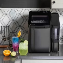 GE Profile - Opal 1.0 Nugget Ice Maker With Side Tank - Black