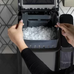 GE Profile - Opal 1.0 Nugget Ice Maker With Side Tank - Black