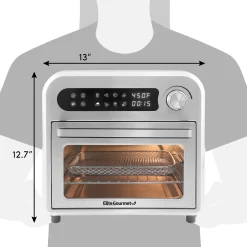 Elite 5.3-Quart Silver Touch Control Air Fryer