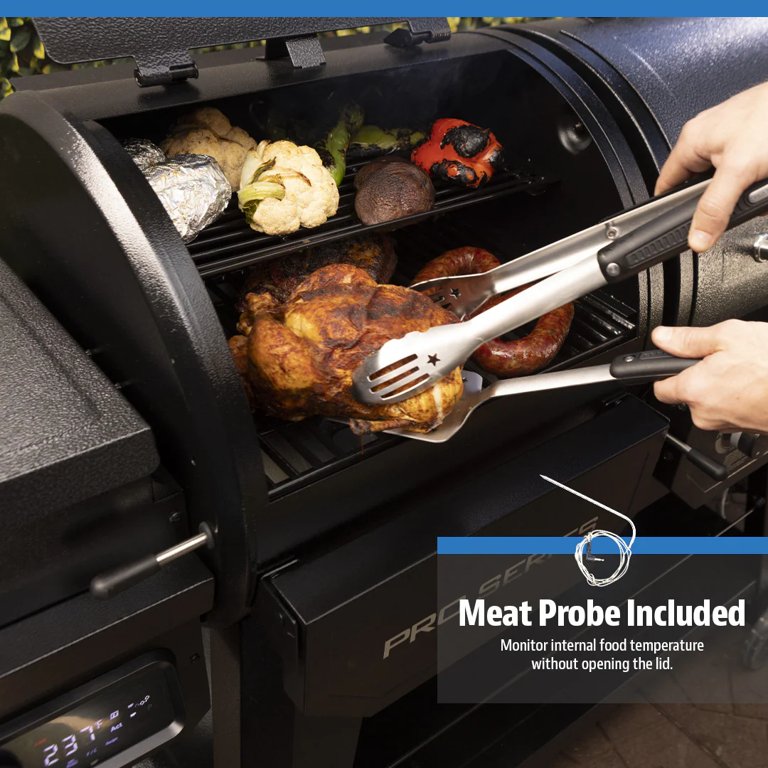 Pit Boss Wood Pellet Gas Combo Pro Series Gray Gas and Wood Pellet Combo Grill