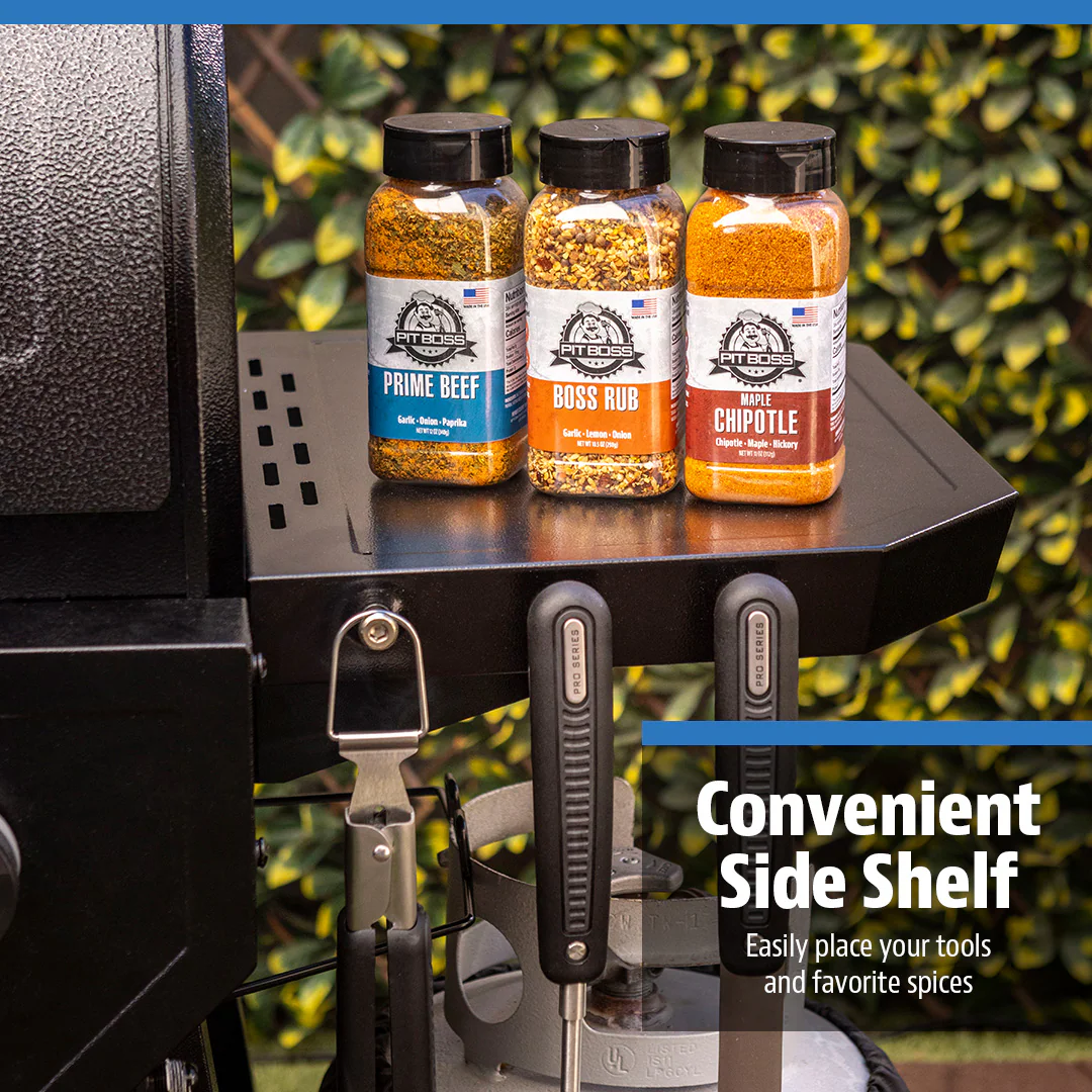 Pit Boss Wood Pellet Gas Combo Pro Series Gray Gas and Wood Pellet Combo Grill