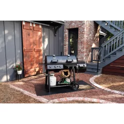 Oklahoma Joe's Canyon Black Gas and Charcoal Combo Grill