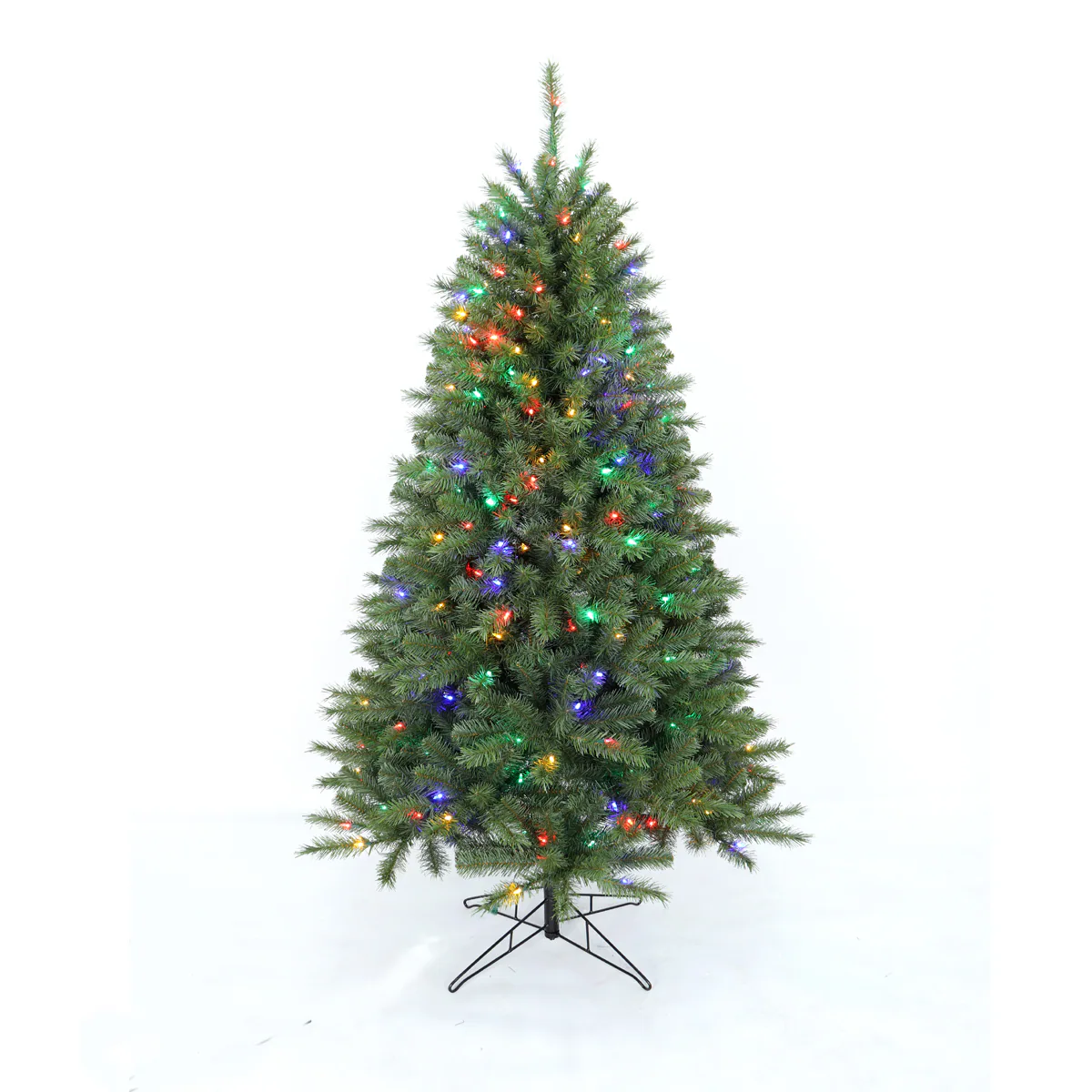 Holiday Living 6.5-ft Seattle Fir Pre-lit LED Artificial Christmas Tree