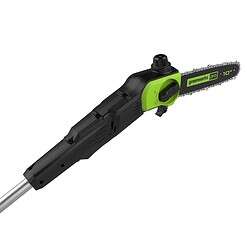 Greenworks 80-volt 10-in 2 Ah Battery Pole Saw (Battery and Charger Included)