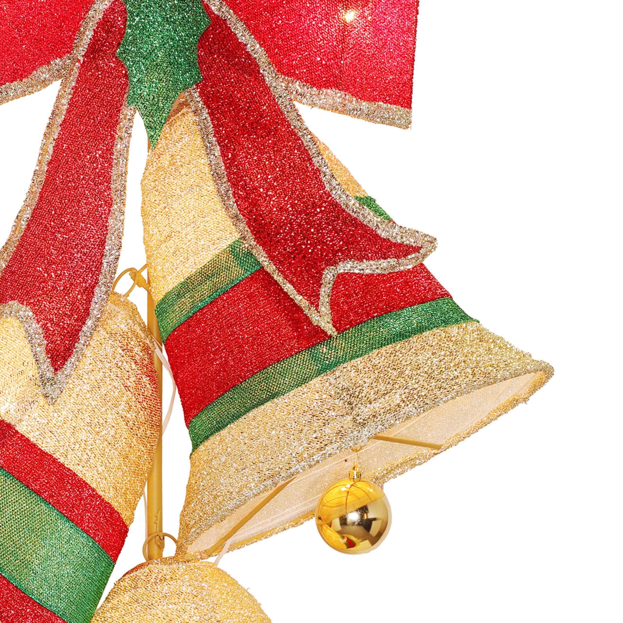 Holiday Living 4.5-ft Lighted Pop Up Holiday Bells Decoration