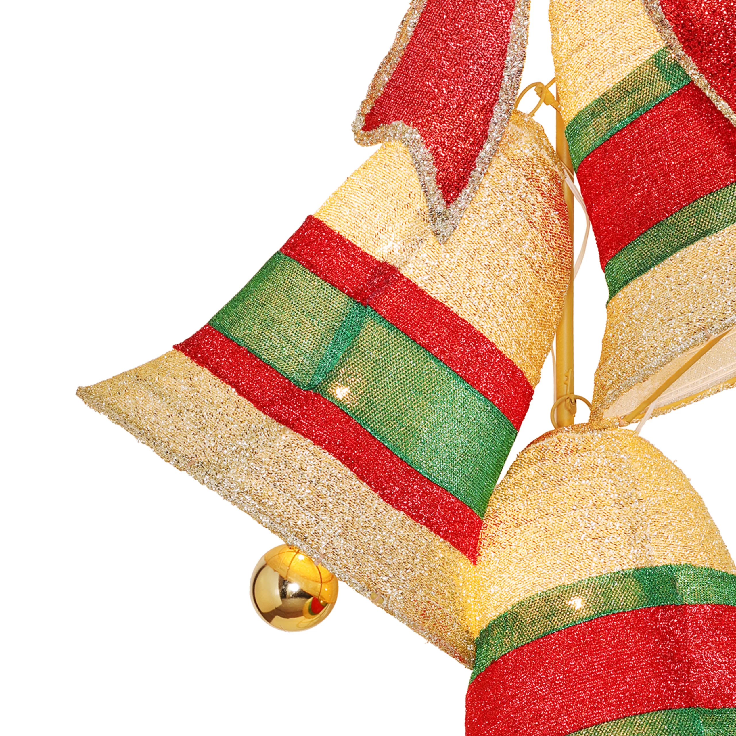 Holiday Living 4.5-ft Lighted Pop Up Holiday Bells Decoration