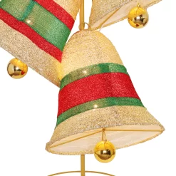 Holiday Living 4.5-ft Lighted Pop Up Holiday Bells Decoration