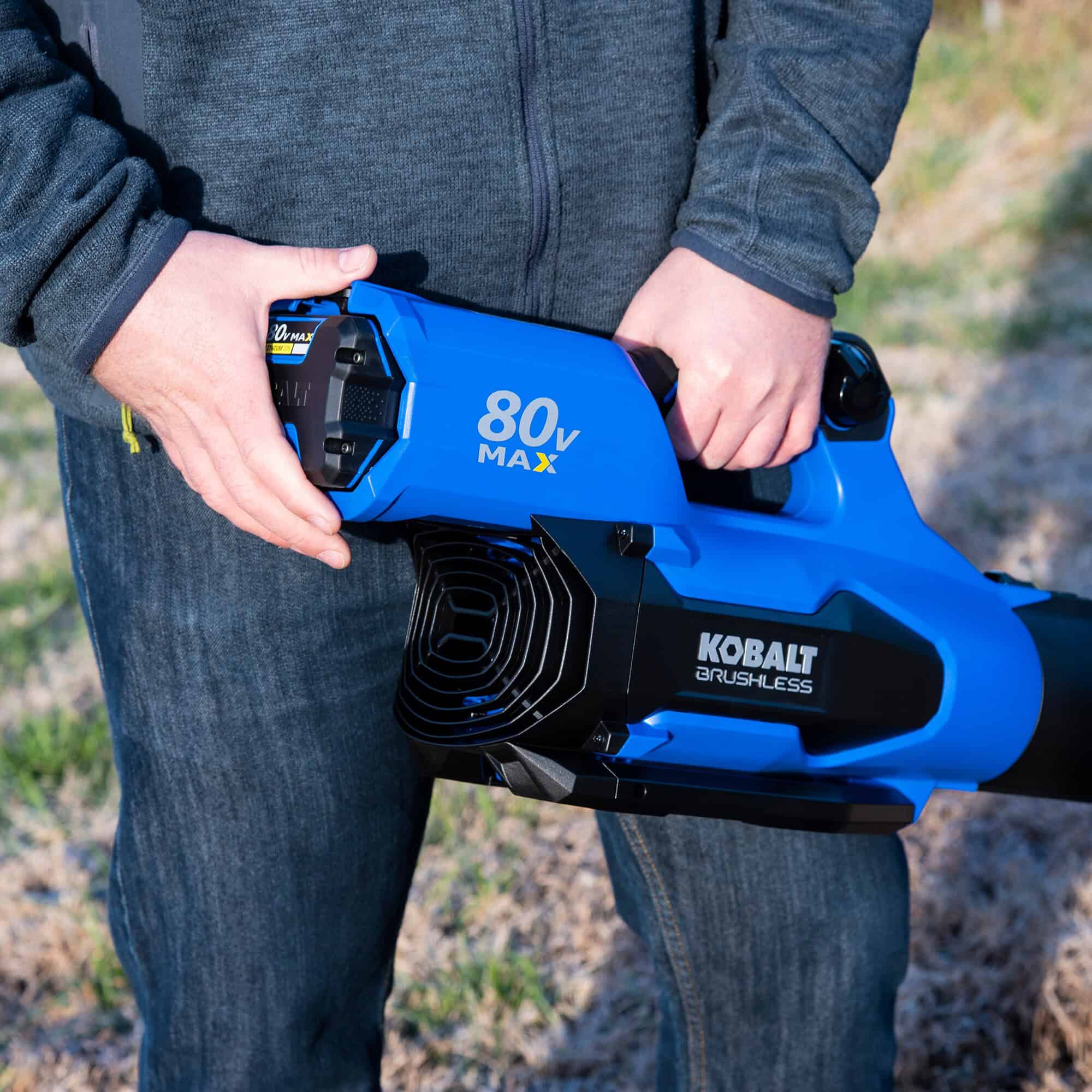 Kobalt 80-volt Cordless Battery String Trimmer and Leaf Blower Combo Kit 2.5 Ah (Battery & Charger Included) - Image 5