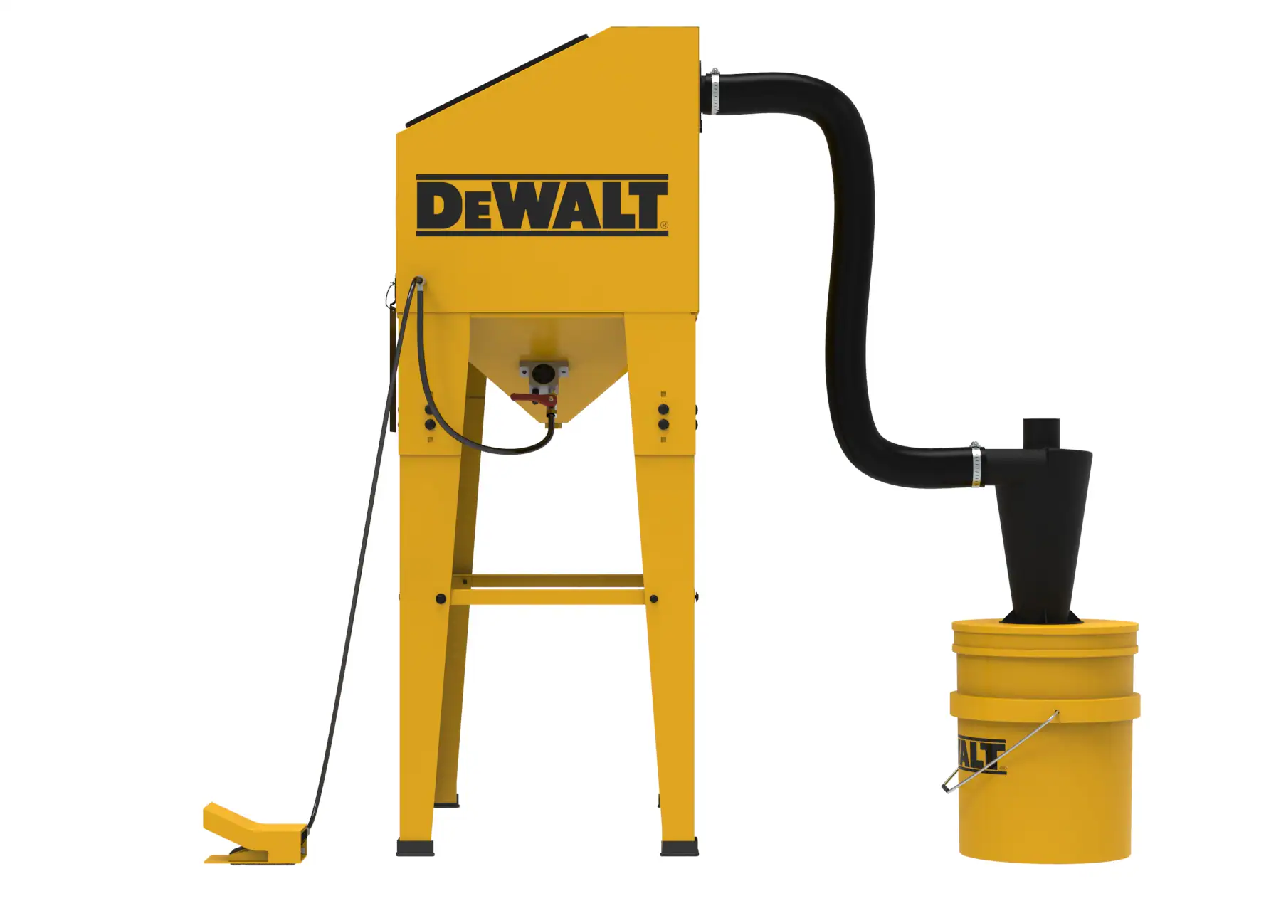 DEWALT Abrasive Blast Cabinet, MAX PSI 125, 20 SCFM at 90 PSI 20-CFM