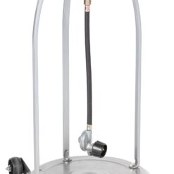 Fire Sense 46000-BTU Silver Stainless Steel Floorstanding Liquid Propane Patio Heater