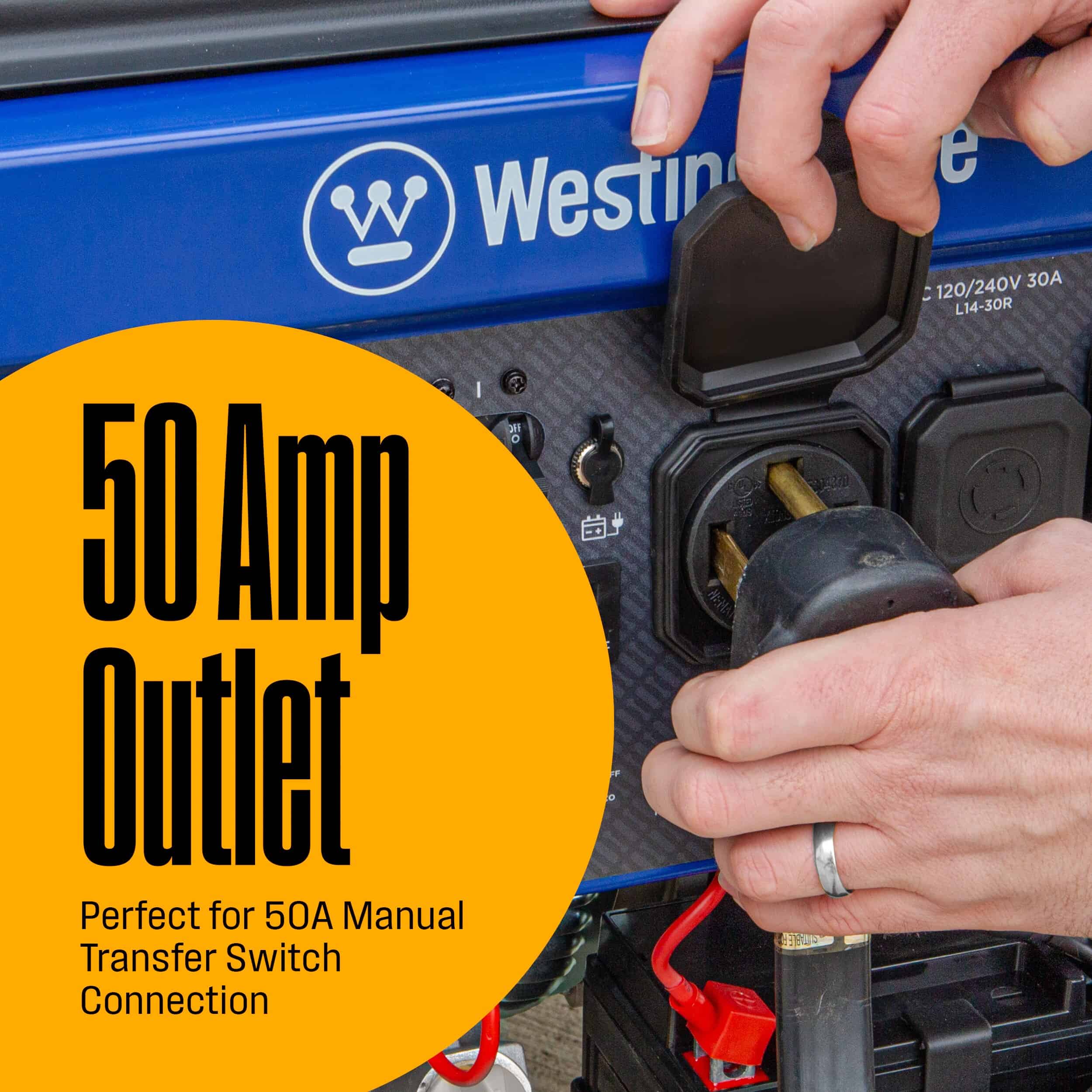 Westinghouse WGen9500DFc Remote Electric Start 12500 / 9500-Watt Dual Fuel (Gasoline/Propane) Portable Generator