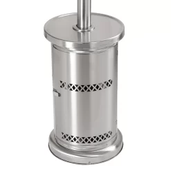 HEATMAXX 48000-BTU Stainless Steel Stainless Steel Floorstanding Liquid Propane Patio Heater