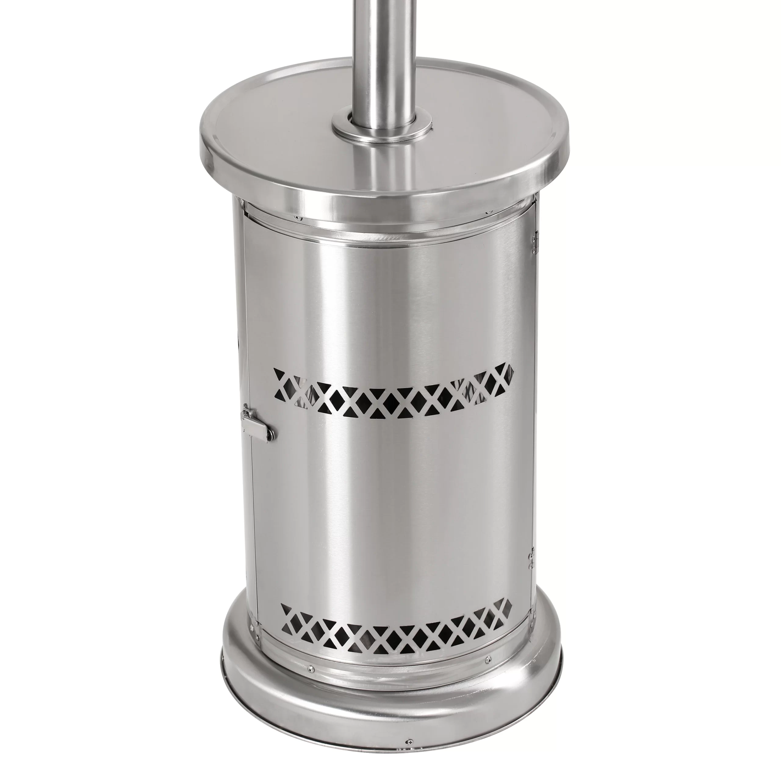 HEATMAXX 48000-BTU Stainless Steel Stainless Steel Floorstanding Liquid Propane Patio Heater