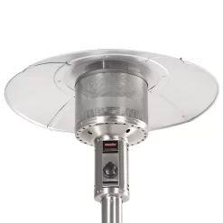 HEATMAXX 48000-BTU Stainless Steel Stainless Steel Floorstanding Liquid Propane Patio Heater