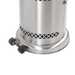HEATMAXX 48000-BTU Stainless Steel Stainless Steel Floorstanding Liquid Propane Patio Heater