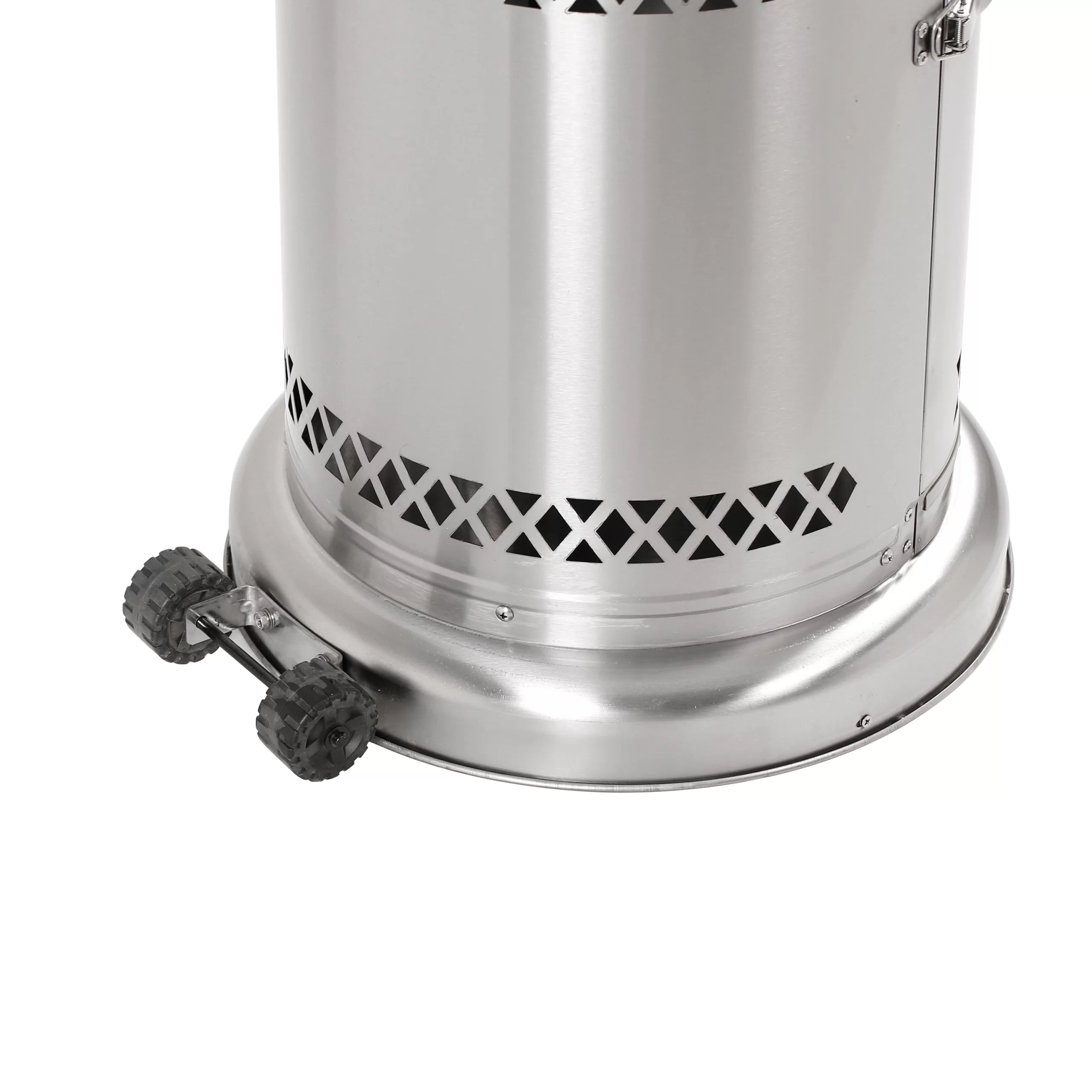 HEATMAXX 48000-BTU Stainless Steel Stainless Steel Floorstanding Liquid Propane Patio Heater