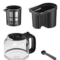 Gourmia 12-Cup Grind & Brew Coffee Maker with Integrated Grinder Black, New