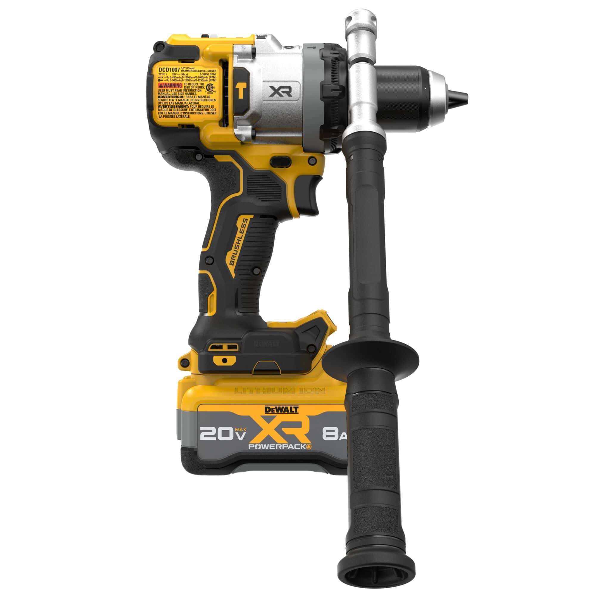 DEWALT XR 1/2-in 20-volt Max Variable Brushless Cordless Hammer Drill (1-Battery and Charger Included) - Image 12