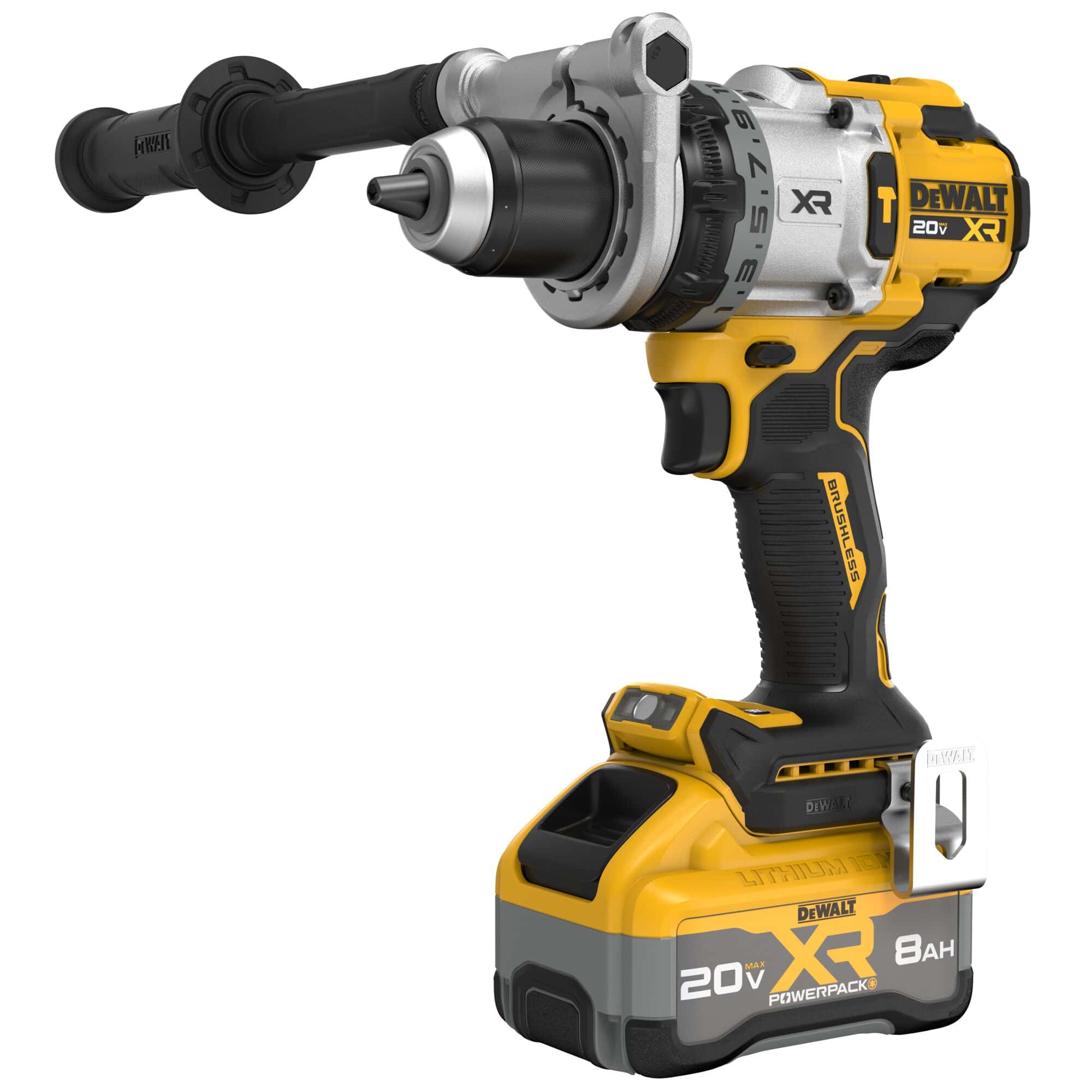 DEWALT XR 1/2-in 20-volt Max Variable Brushless Cordless Hammer Drill (1-Battery and Charger Included) - Image 16