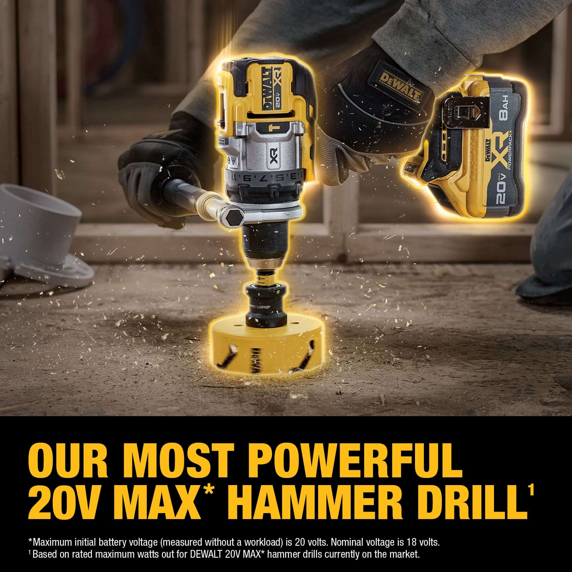 DEWALT XR 1/2-in 20-volt Max Variable Brushless Cordless Hammer Drill (1-Battery and Charger Included) - Image 6
