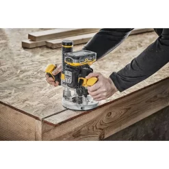 DEWALT XR 1/4-in and 1/2-in 2.25-HP Variable Brushless Plunge Cordless Router (Battery and Charger Not Included)